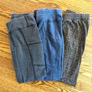 Set of 3 Pact Organic Cotton leggings